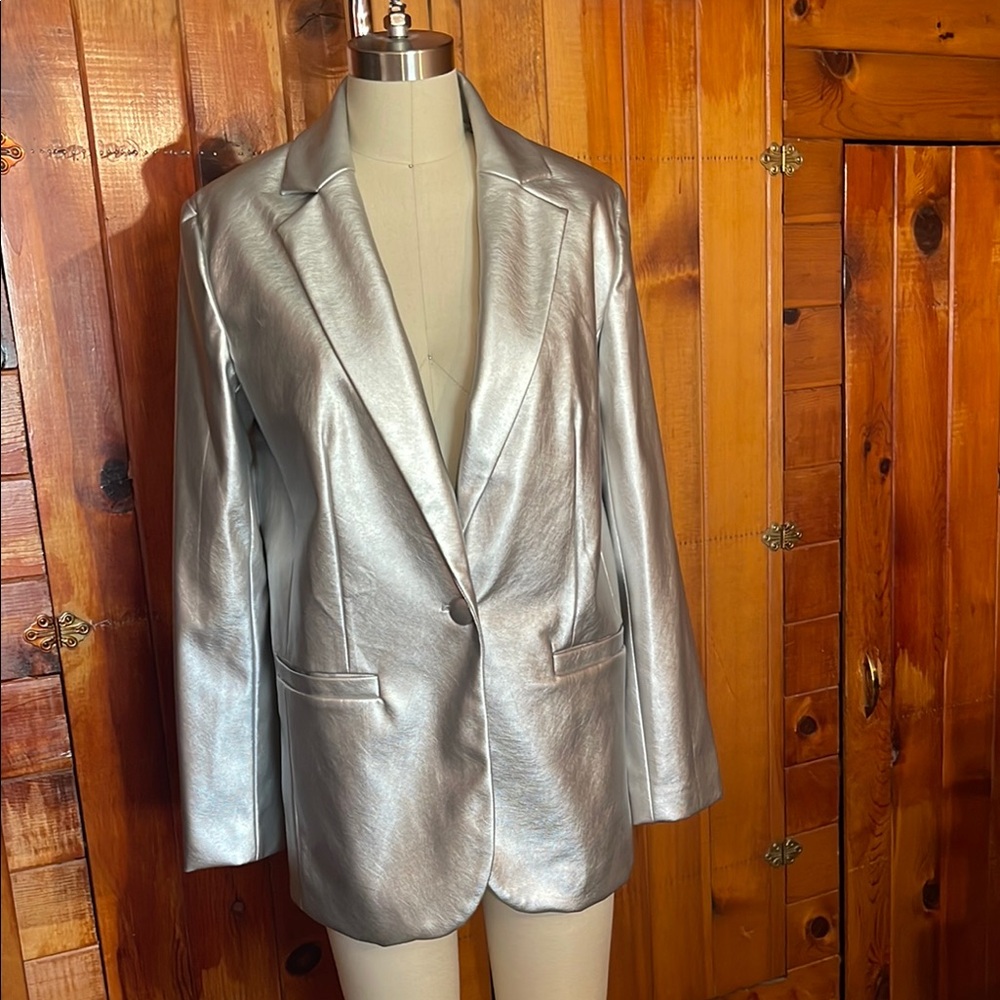 Silver Women's Blazer